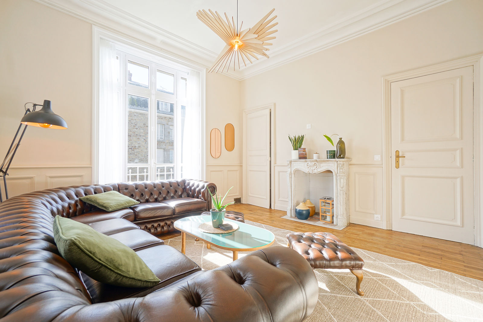 The Chesterfield lounge — Le Manoir Ducey